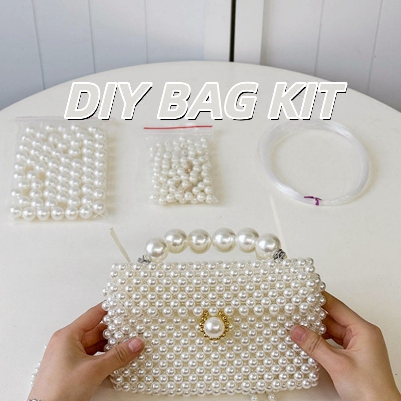 DIY Casual Crossbody Bag Kit for Beginners – Handmade Fashion Purse Craft Kit with Video Tutorial, Shoulder Bag & Handbag