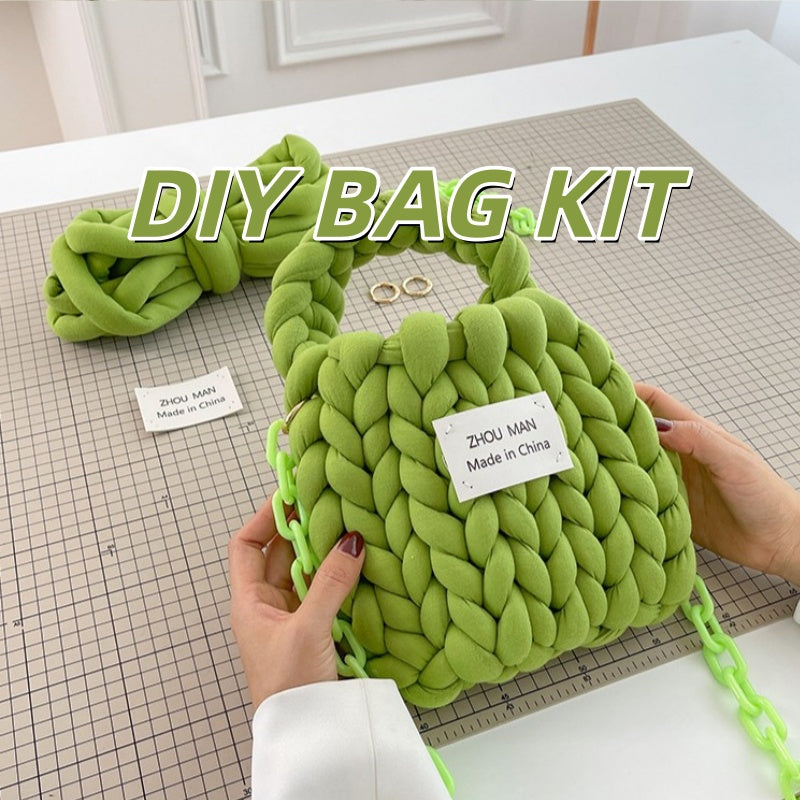 DIY Handmade Shoulder Bag Kit for Beginners – Fashion Crossbody & Handbag Craft Kit with Complete Materials and Video Tutorial