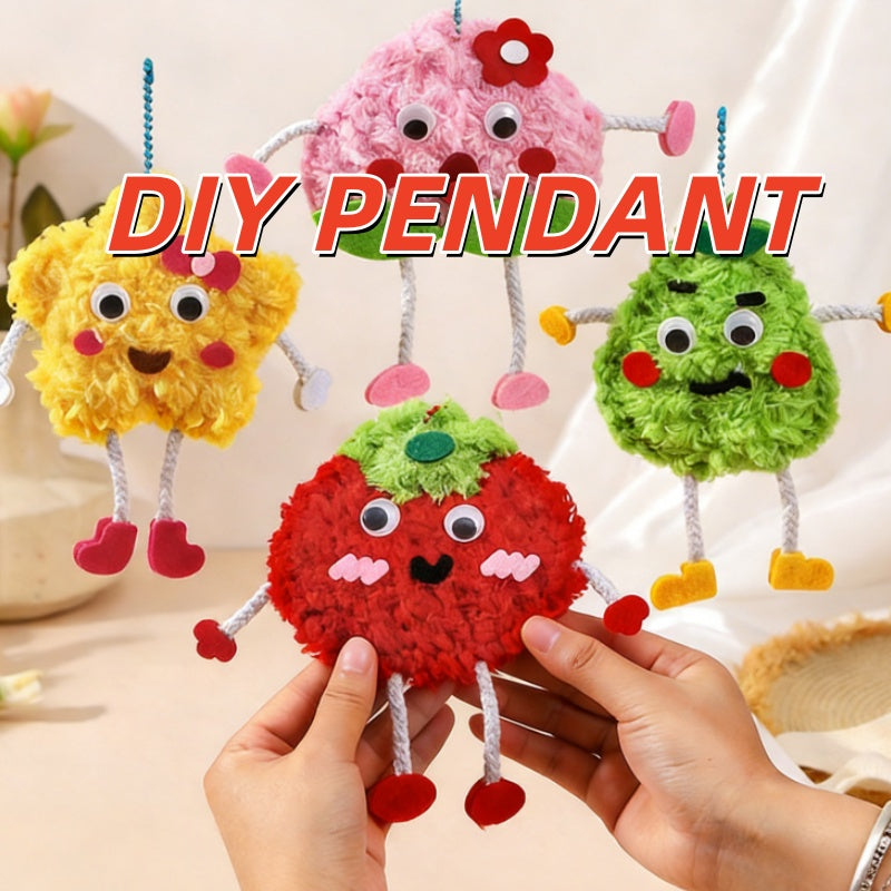 DIY Yarn Hanging Ornament Kit | Kids Educational Craft Set (6 Designs) | Felt & Wool Handmade Pendant Toys for Early Learning & Parent-Child Activity