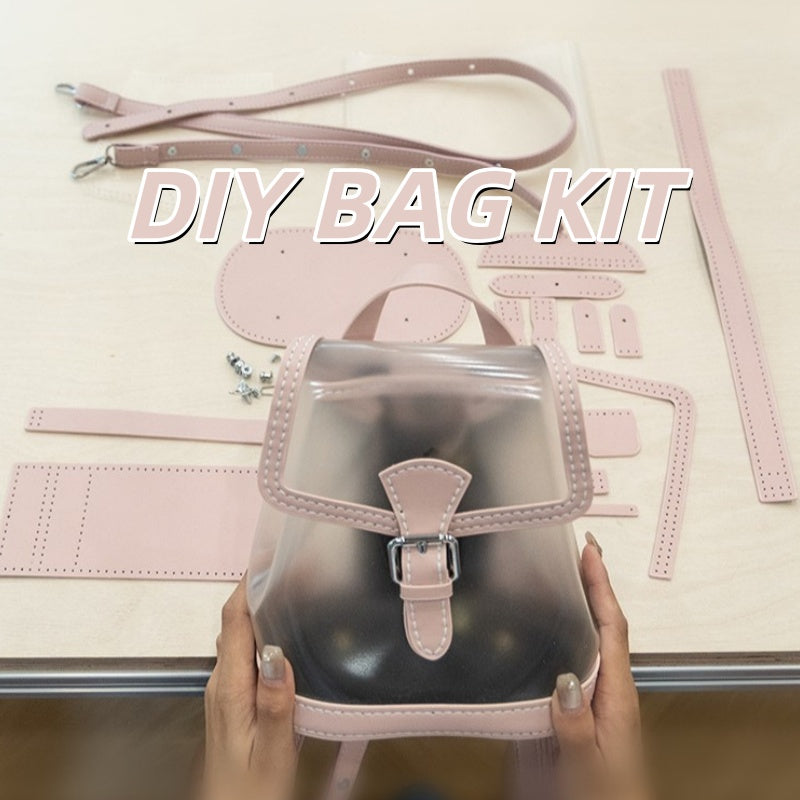 DIY Backpack Shoulder Bag Kit for Beginners | Handmade Convertible Tote & Crossbody Bag Craft Set with Video Tutorial