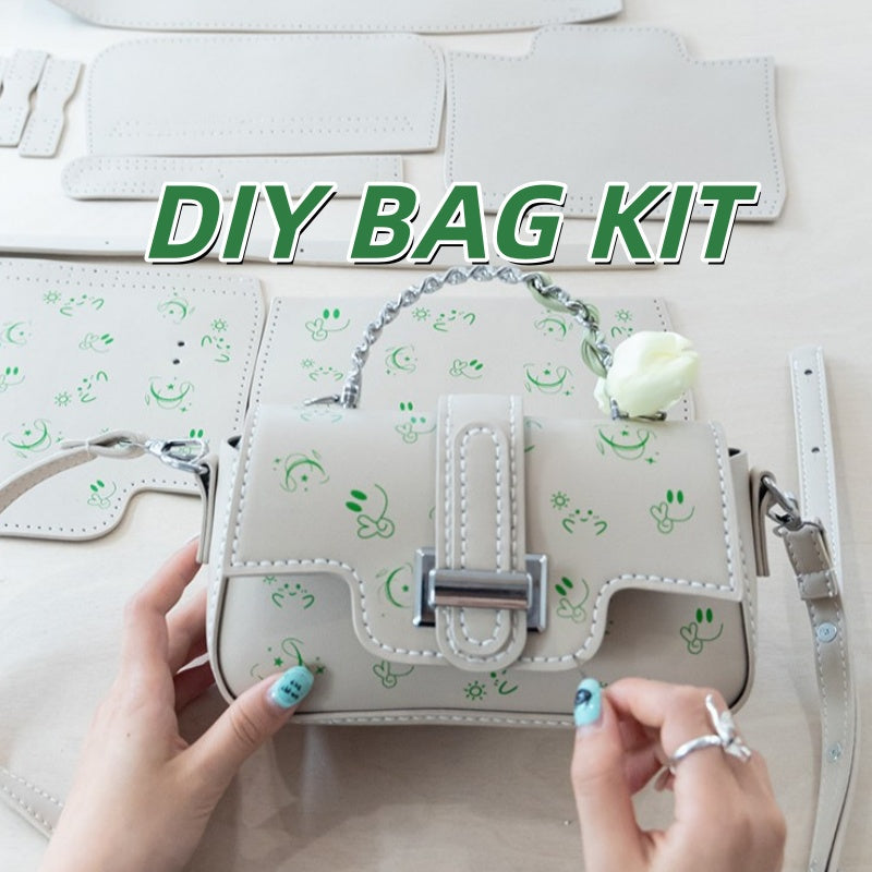 DIY Mini Shoulder Bag Kit for Beginners | Handmade Crossbody & Top Handle Bag Craft Set with Video Tutorial