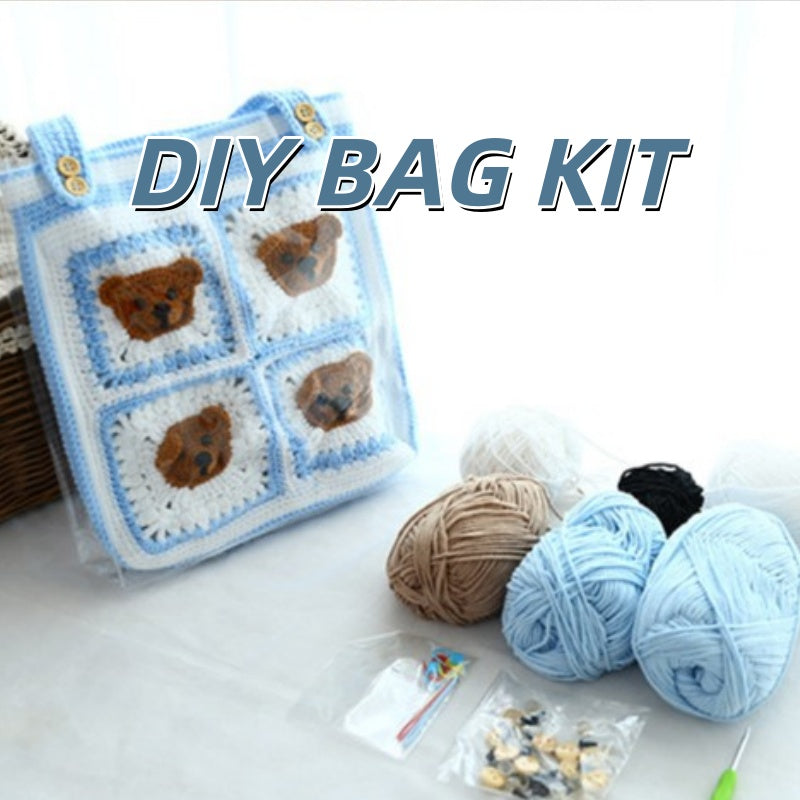 DIY PVC & Nylon Shoulder Bag Kit for Beginners – Handmade Tote Bag with Video Tutorial and Complete Materials