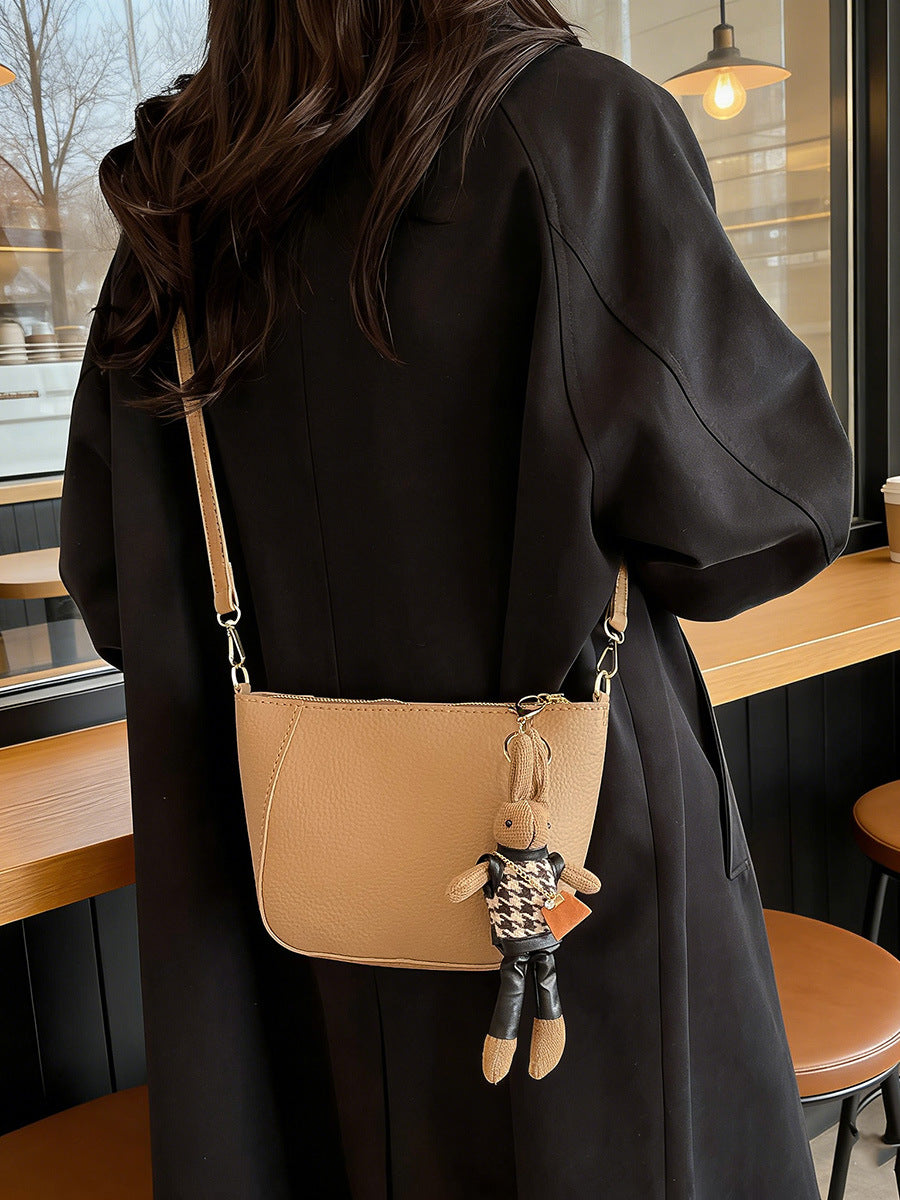 DIY PU Crossbody Bag Kit – Handmade Mini Shoulder Bag Craft Set for Beginners with Video Tutorial