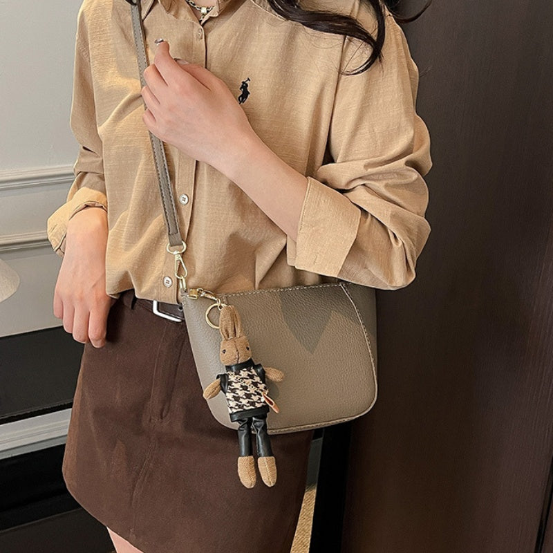 DIY PU Crossbody Bag Kit – Handmade Mini Shoulder Bag Craft Set for Beginners with Video Tutorial