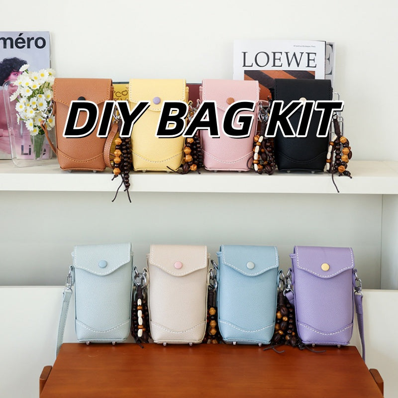 DIY Phone Bag Kit – Beginner Crossbody Shoulder Bag Sewing Kit