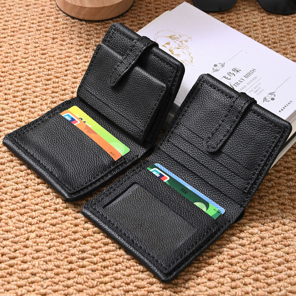 DIY Genuine Leather Wallet Kit | Litchi Grain Cowhide Card Holder, Passport Wallet & Coin Purse Craft Set