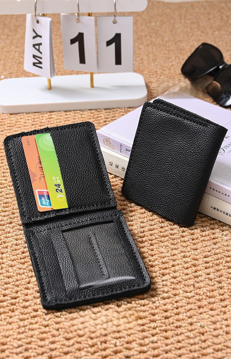 DIY Genuine Leather Wallet Kit | Litchi Grain Cowhide Card Holder, Passport Wallet & Coin Purse Craft Set