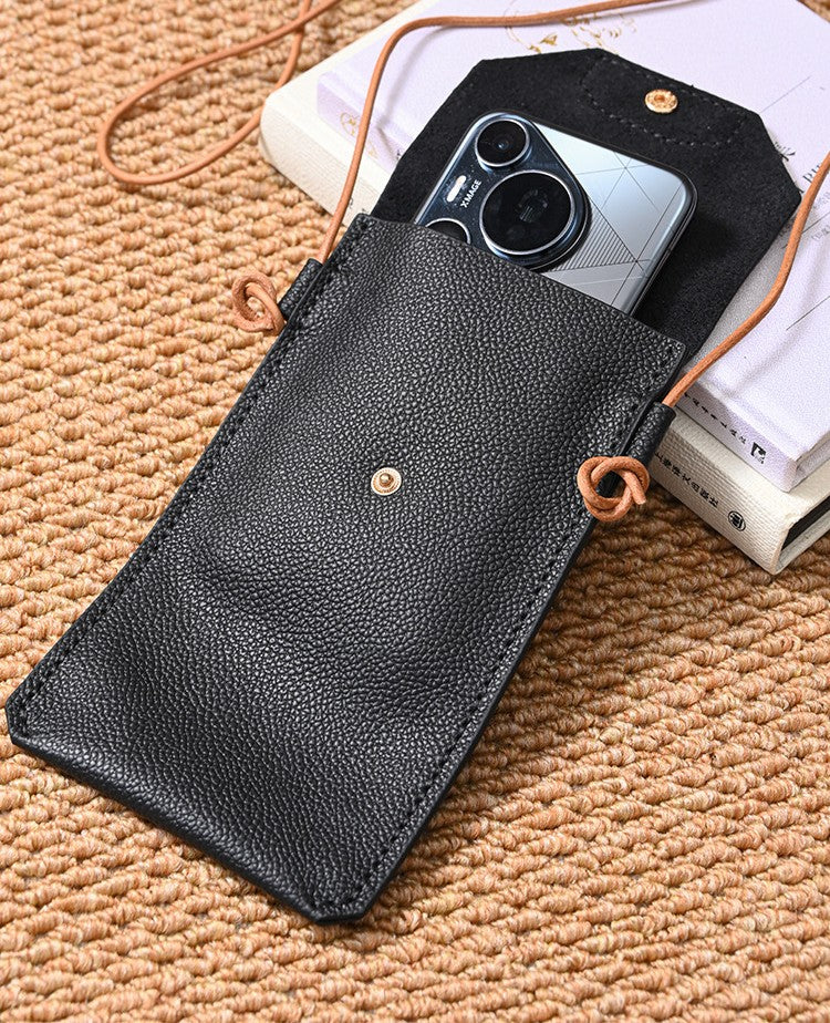 DIY Genuine Leather Wallet Kit | Litchi Grain Cowhide Card Holder, Passport Wallet & Coin Purse Craft Set