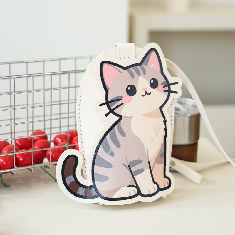 DIY Cartoon Crossbody Bag Kit for Kids & Adults | Handmade PU Leather Parent-Child Craft Sewing Kit with Video Tutorial