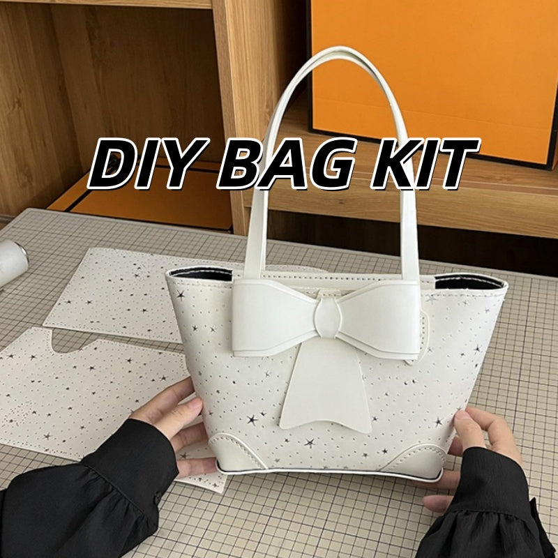 DIY PU Leather Handbag Kit | Beginner-Friendly Large Tote Bag Craft Set with Video Tutorial