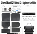 DIY Leather Bag Kit – Beginner Top-Grain Cowhide Crossbody & Shoulder Handbag