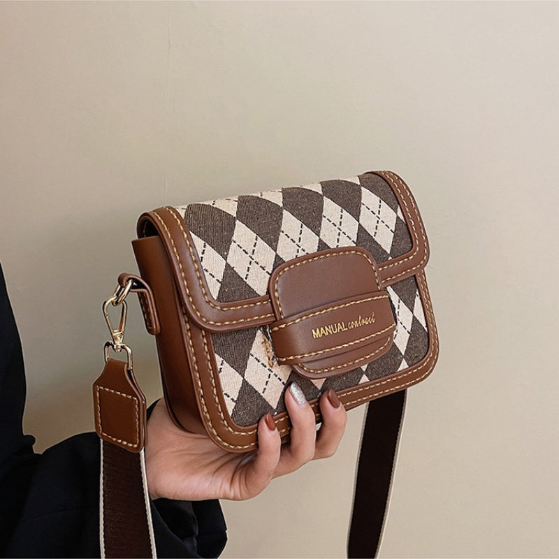 DIY PU Leather Shoulder Bag Kit for Beginners – Pre-Cut & Pre-Punched Crossbody Purse with Video Tutorial