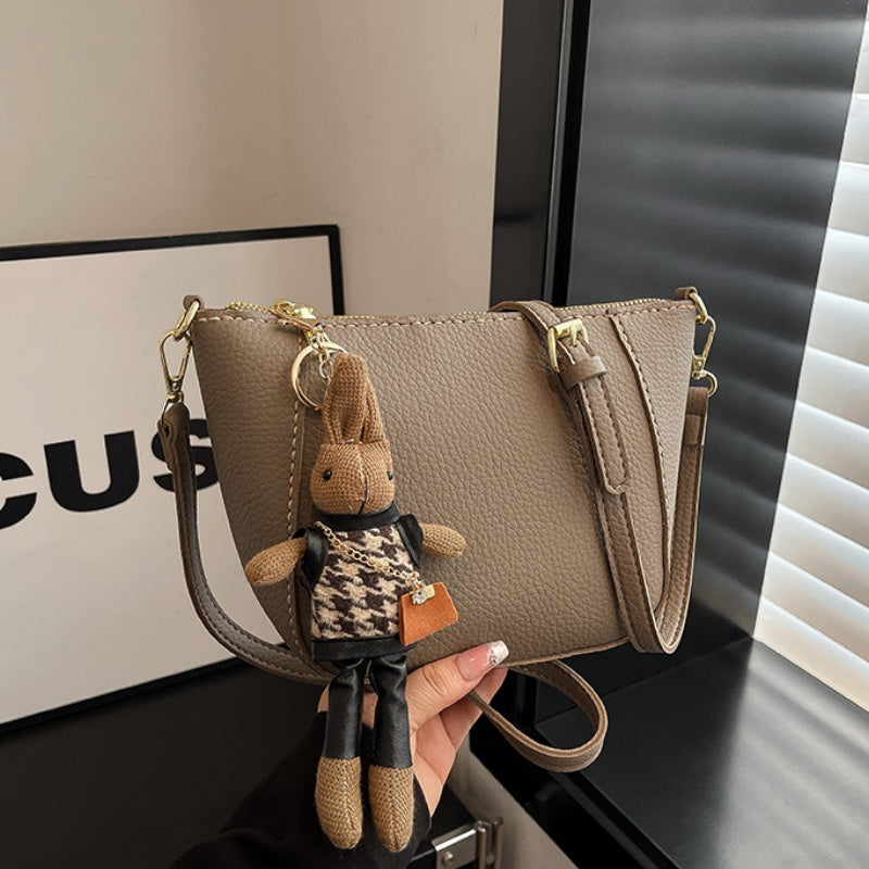 DIY PU Leather Handbag Kit for Beginners | Handmade Crossbody & Shoulder Bag Craft Set with Video Tutorial | Pre-Cut & Pre-Punched Sewing Kit
