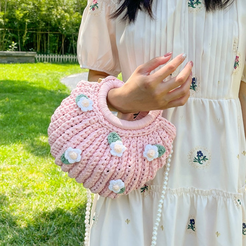 DIY Shoulder Bag Sewing Kit for Beginners – Handmade Crossbody Tote Bag Craft Kit with Video Tutorial & Pre-Cut Materials