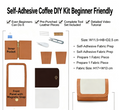 DIY Leather Coin Purse Kit – Handmade Genuine Leather Mini Wallet Craft Set for Beginners with Video Tutorial