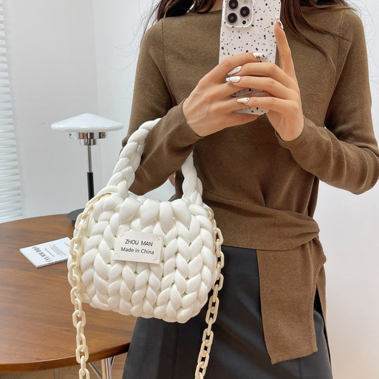 DIY Handmade Shoulder Bag Kit for Beginners – Fashion Crossbody & Handbag Craft Kit with Complete Materials and Video Tutorial