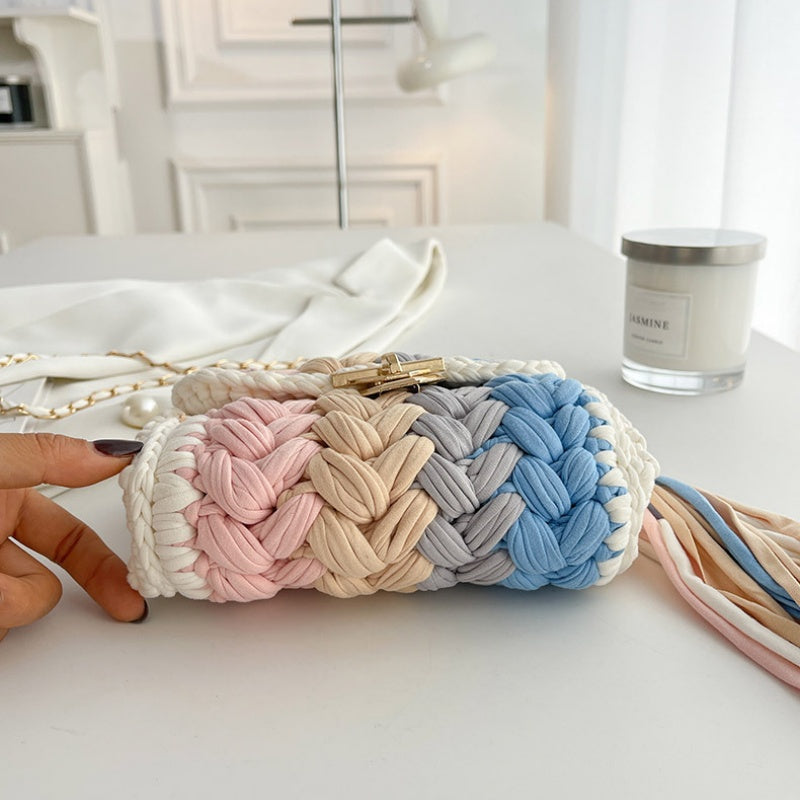 DIY Cotton Crossbody Bag Kit for Beginners | Handmade Shoulder & Tote Bag Sewing Craft Set with Video Tutorial