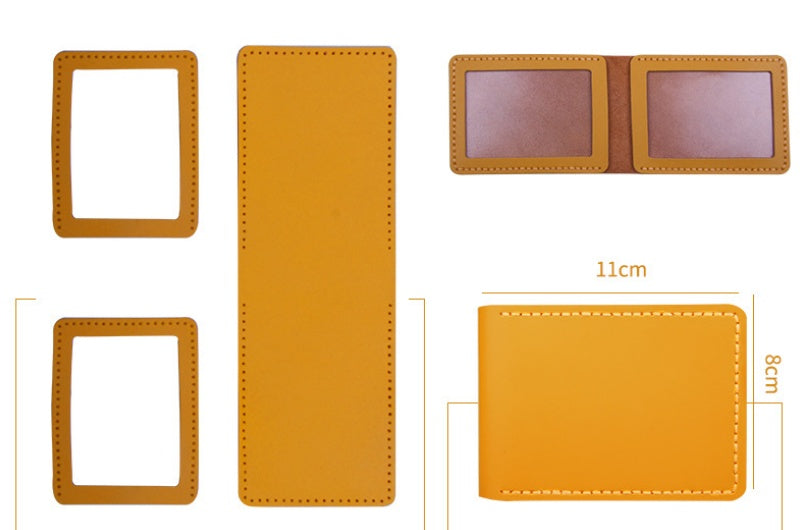 DIY Leather Driving License Holder Kit | Beginner-Friendly Tri-Fold & Bi-Fold Card Wallet Craft Set with Video Tutorial