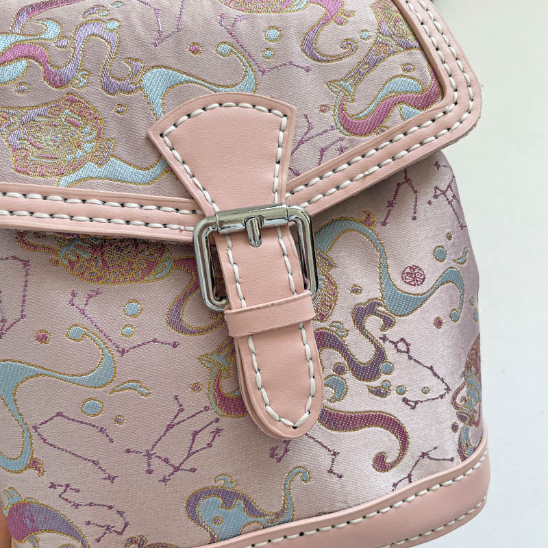 DIY PU Leather & Fabric Handbag Kit for Beginners | Handmade Tote, Shoulder & Backpack Sewing Craft Set with Video Tutorial