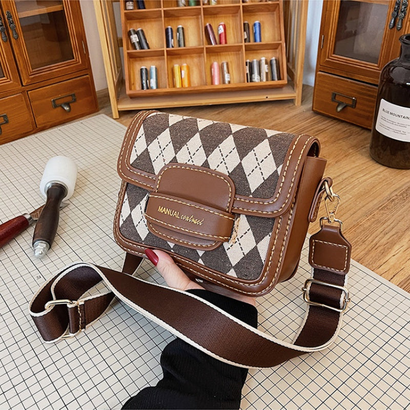 DIY PU Leather Shoulder Bag Kit for Beginners – Pre-Cut & Pre-Punched Crossbody Purse with Video Tutorial