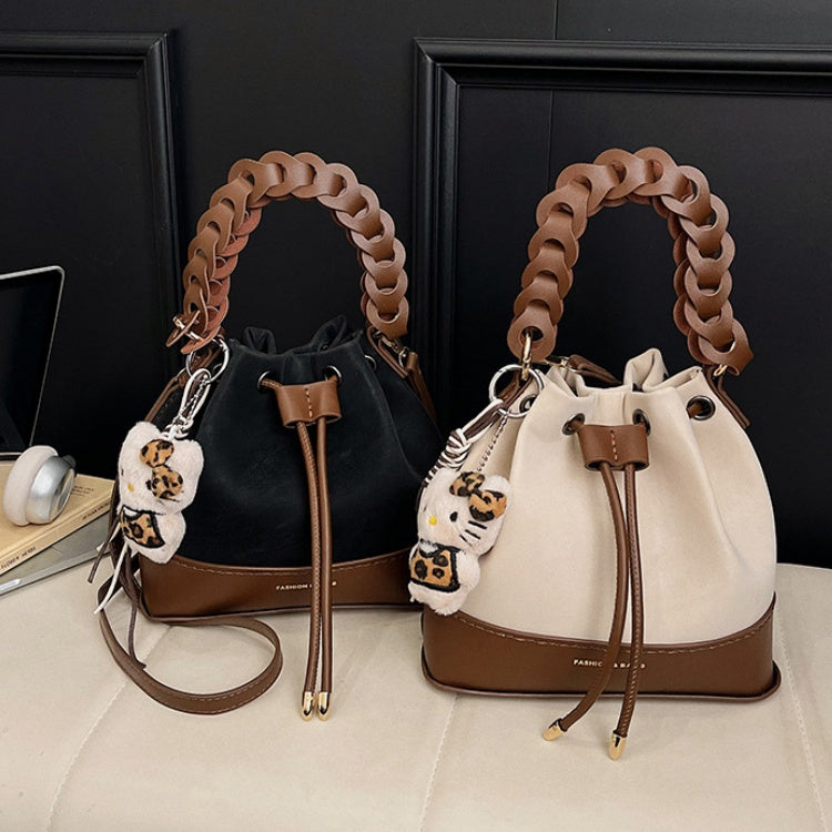 DIY PU Leather Tote Bag Kit for Beginners – Handmade Crossbody Handbag Sewing Kit with Pre-Cut Materials & Video Tutorial