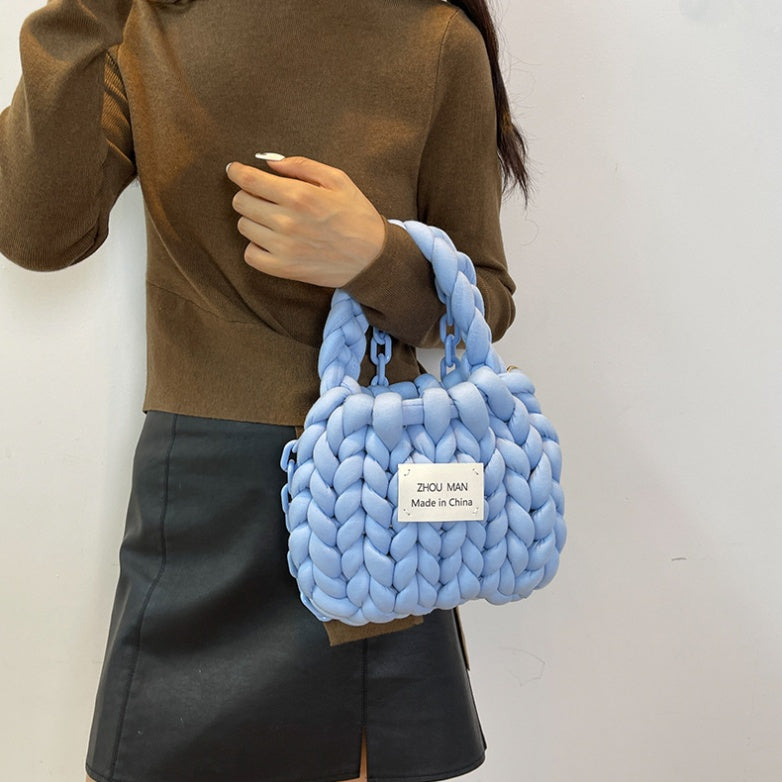 DIY Handmade Shoulder Bag Kit for Beginners – Fashion Crossbody & Handbag Craft Kit with Complete Materials and Video Tutorial