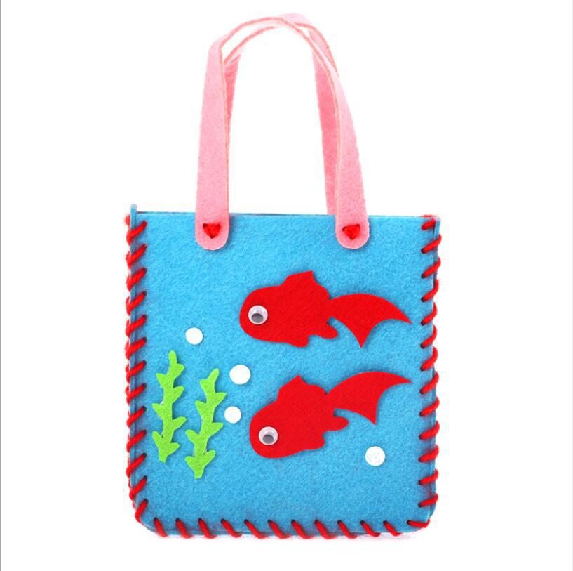 DIY Kids Mini Felt Handbag Sewing Kit for Children | Creative Craft Toy Bag | Parent-Child Educational Activity | Beginner-Friendly Handmade Kit