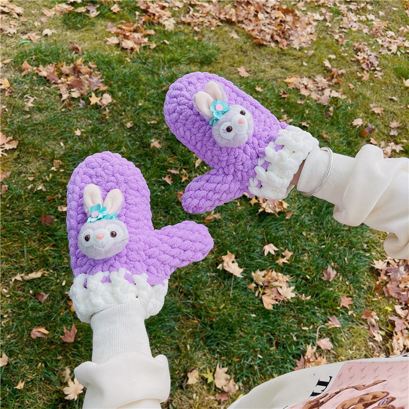 DIY Knitted Gloves Kit for Beginners | Handmade Yarn Gloves Craft Set with Video Tutorial