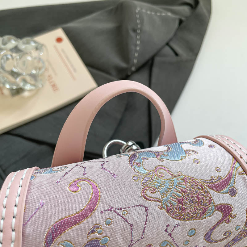 DIY PU Leather & Fabric Handbag Kit for Beginners | Handmade Tote, Shoulder & Backpack Sewing Craft Set with Video Tutorial