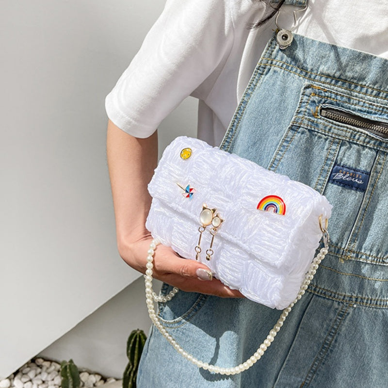 DIY Nylon Shoulder Bag Kit for Beginners – Handmade Crossbody Purse with Video Tutorial & Complete Materials