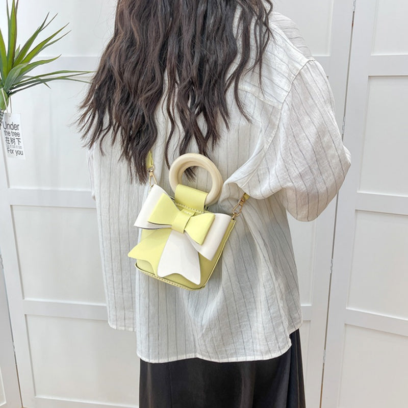 DIY PU Leather Mini Bucket Bag Kit for Beginners – Pre-Cut & Pre-Punched Shoulder Crossbody Bag with Video Tutorial