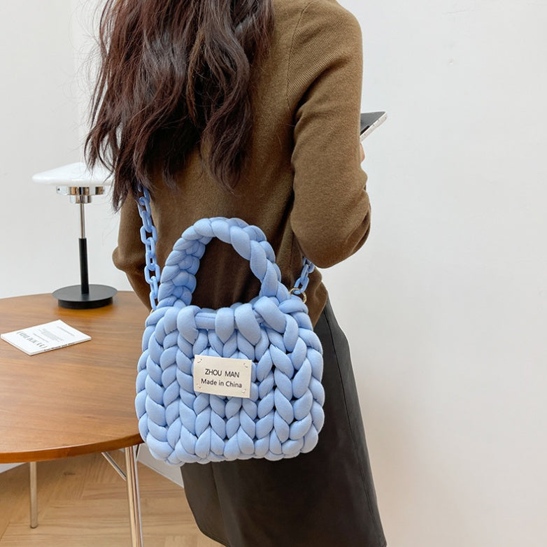 DIY Handmade Shoulder Bag Kit for Beginners – Fashion Crossbody & Handbag Craft Kit with Complete Materials and Video Tutorial