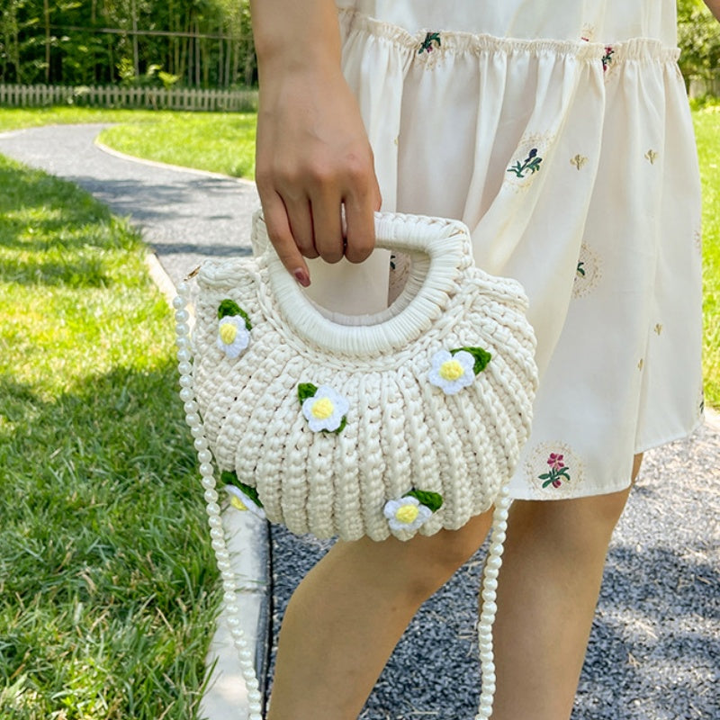DIY Shoulder Bag Sewing Kit for Beginners – Handmade Crossbody Tote Bag Craft Kit with Video Tutorial & Pre-Cut Materials