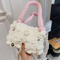 DIY Crochet Shoulder Bag Kit for Beginners – Handmade Cotton Yarn Crossbody Tote Bag Craft Kit with Video Tutorial