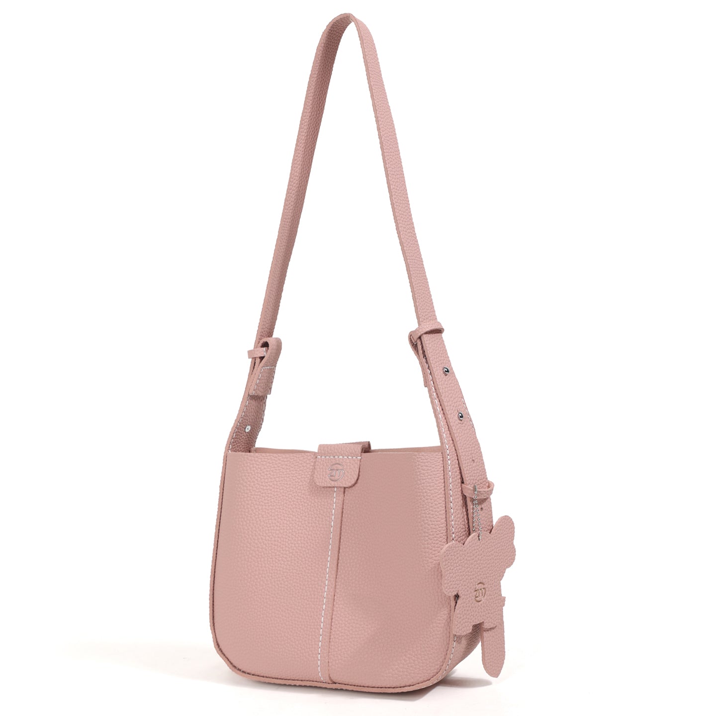 DIY PU Leather Crossbody Bag Kit for Beginners – Handmade Shoulder Handbag Sewing Kit with Pre-Cut Materials & Video Tutorial