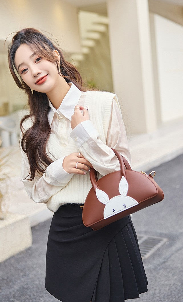 DIY Leather Handbag Kit | Beginner-Friendly Cowhide Crossbody & Handheld Craft Set with Video Tutorial
