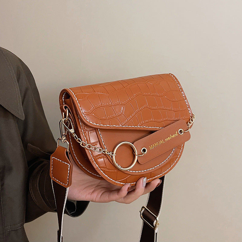 DIY PU Leather Shoulder Bag Kit for Beginners – Pre-Cut & Pre-Punched Crossbody Purse with Video Tutorial