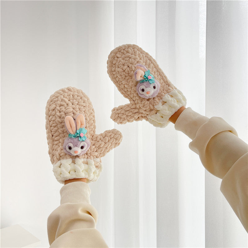 DIY Knitted Gloves Kit for Beginners | Handmade Yarn Gloves Craft Set with Video Tutorial