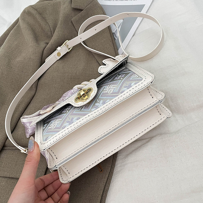 DIY PU Leather Casual Women's Bag Kit – Handmade Shoulder, Crossbody & Tote Bag Sewing Kit for Beginners with Video Tutorial