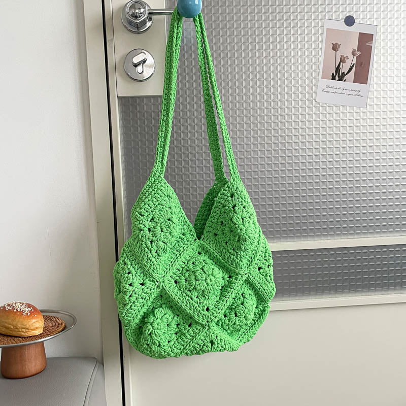 DIY Fabric Tote Bag Kit for Beginners | Handmade Shoulder Bag Sewing Craft Set with Video Tutorial | Large Capacity DIY Handbag