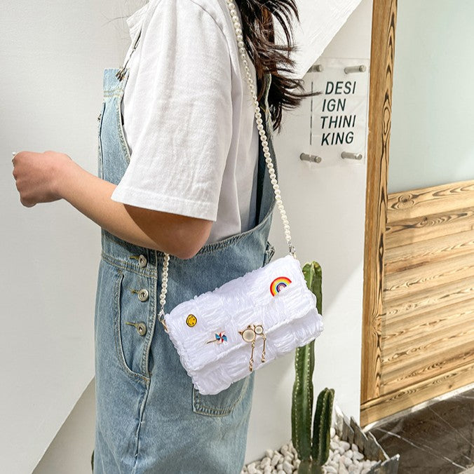 DIY Nylon Shoulder Bag Kit for Beginners – Handmade Crossbody Purse with Video Tutorial & Complete Materials
