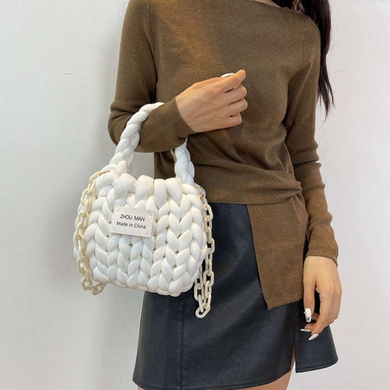 DIY Handmade Shoulder Bag Kit for Beginners – Fashion Crossbody & Handbag Craft Kit with Complete Materials and Video Tutorial