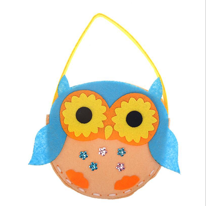 DIY Kids Mini Felt Handbag Sewing Kit for Children | Creative Craft Toy Bag | Parent-Child Educational Activity | Beginner-Friendly Handmade Kit