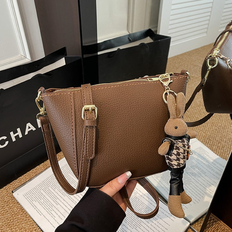 DIY PU Leather Handbag Kit for Beginners | Handmade Crossbody & Shoulder Bag Craft Set with Video Tutorial | Pre-Cut & Pre-Punched Sewing Kit