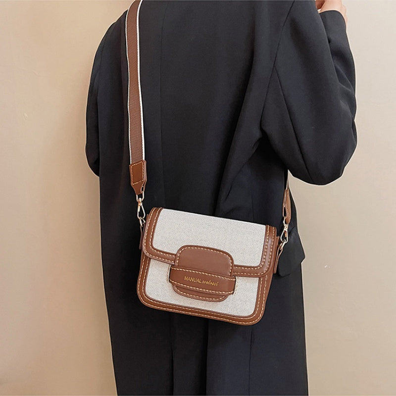 DIY PU Leather Shoulder Bag Kit for Beginners – Pre-Cut & Pre-Punched Crossbody Purse with Video Tutorial