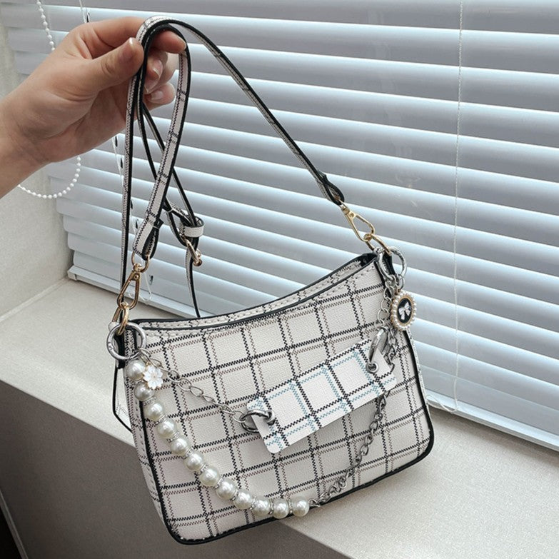 DIY PU Leather Shoulder Bag Kit for Beginners – Pre-Cut & Pre-Punched Crossbody Purse with Video Tutorial
