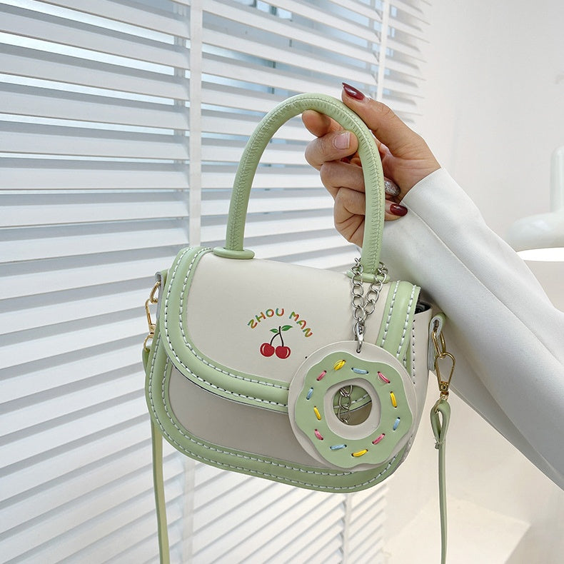 DIY PU Leather Shoulder Bag Kit for Beginners – Handmade Crossbody & Handbag Sewing Kit with Pre-Cut Materials and Video Tutorial
