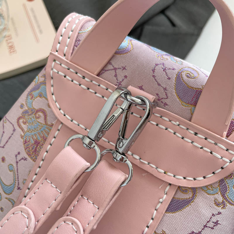 DIY PU Leather & Fabric Handbag Kit for Beginners | Handmade Tote, Shoulder & Backpack Sewing Craft Set with Video Tutorial