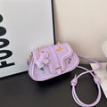 DIY PU Leather Shoulder Bag Kit for Beginners – Handmade Crossbody Purse Sewing Kit with Pre-Cut Materials & Video Tutorial