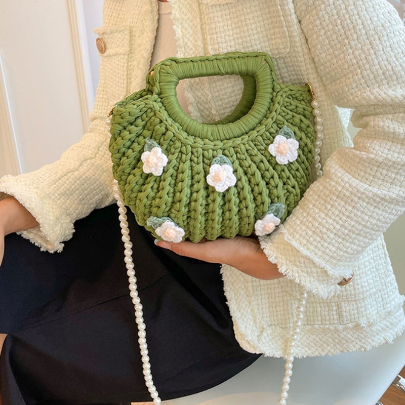 DIY Shoulder Bag Sewing Kit for Beginners – Handmade Crossbody Tote Bag Craft Kit with Video Tutorial & Pre-Cut Materials